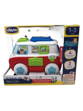 Іграшка розвивальна CHICCO ABC Веселий Кемпер Іспанський і Англійська подарунок