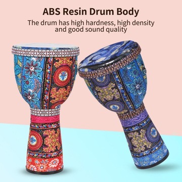 Африканский ручной барабан 8-дюймовый портативный барабан Джембе