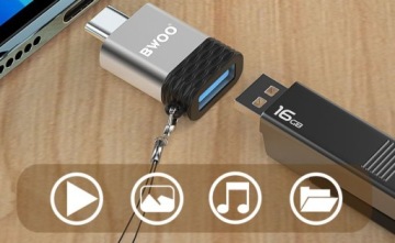 Адаптер USB типа A на USB-C BWOO BZ-35 C Адаптер для телефона