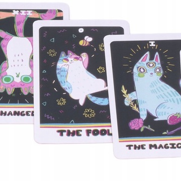 КЛАССИЧЕСКИЙ НАБОР ИЗ 78 КАРТ ТАРО - ТАРО СТРАННОЙ КОШКИ