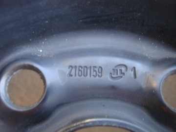 4× DISK OCELOVÝ OPEL OE 6.5" X 16" 5X105