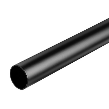 Drążek do szafy fi 25 mm 300 cm Czarny mat