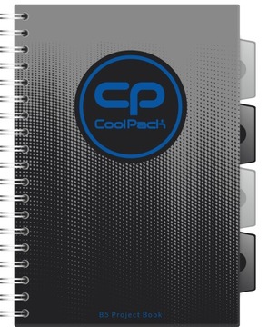 COOLPACK ZESZYT GRADIENT KOŁOZESZYT B5 GREY