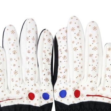 2 модные женские перчатки для гольфа Deluxe для левой и правой стороны