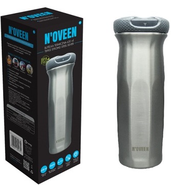 БОЛЬШОЙ СТАЛЬНОЙ ТЕРМОС ДЛЯ КОФЕ, ЧАЯ, СВЕТОПОТРЕБЛЯЮЩЕЙ ТЕРМОКРУЖКИ 630мл INOX