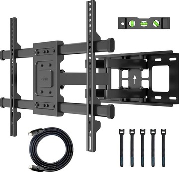 BONTEC Uchwyt ścienny obrotowy do TV 32-84'' do 60 kg, VESA 600 x 400 mm
