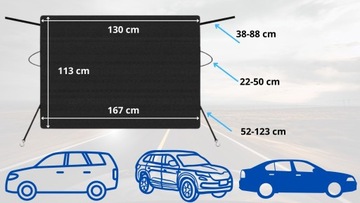 КОВРИК ДЛЯ ВЕТРОВОГО СТЕКЛА ДЛЯ АВТОМОБИЛЯ ЗИМНИЙ ПРОТИВО-МОРОЗ XXL