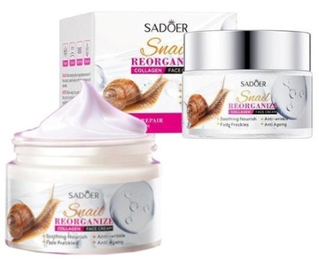 KREM DO TWARZY ZE ŚLUZEM ŚLIMAKA + KOLAGEN ANTI - AGING 50ml