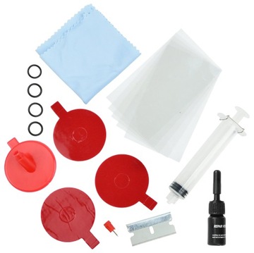 НАБОР ДЛЯ РЕМОНТА СТЕКЛА АВТОМОБИЛЯ, ЧИПЫ, 15 ШТ.