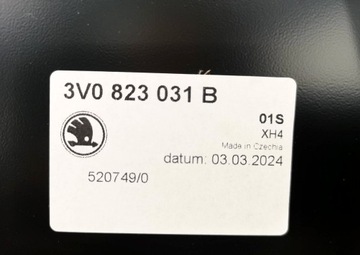3V0823031B KAPOTA MOTORU OE SKODA SUPERB III 2018-