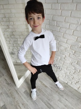 Элегантная блузка с черной бабочкой Style Kids 122