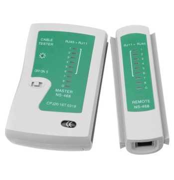 ТЕСТЕР СЕТЕВОГО КАБЕЛЯ + ИНСТРУМЕНТ ДЛЯ ОБЖИМА + РАЗЪЕМЫ RJ45