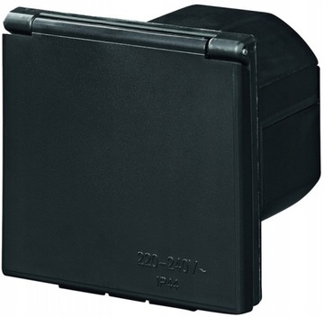 ВНЕШНЯЯ ЭЛЕКТРИЧЕСКАЯ РОЗЕТКА CEE 230В/16А ЧЕРНАЯ