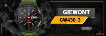 СМАРТ-ЧАСЫ GIEWONT GW430-3 ЗЕЛЕНЫЕ