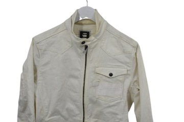 G-Star a crotch white zip overshirt Kurtka męska M