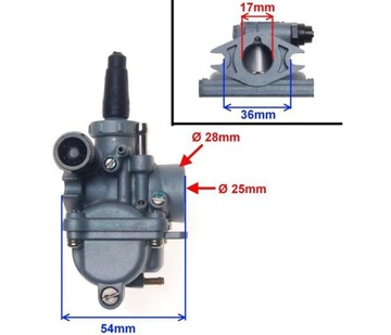 Тип карбюратора Mikuni VM16-353 Yamaha DT50 RD50 M MX 2