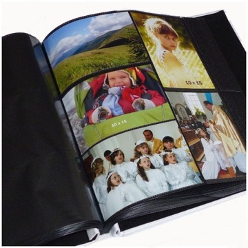 Карманный альбом на 500 раздвижных фотографий, 10х15, клепанный, узоры, цвета на выбор.