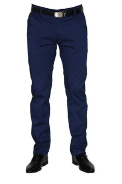 SPODNIE MĘSKIE WIZYTOWE CHINOS W33 L30 PAS 86-88