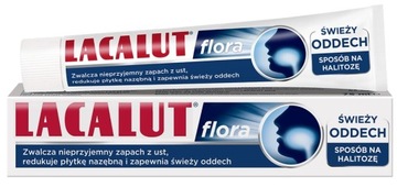 LACALUT FLORA PASTA DO ZĘBÓW 75 SPOSÓB NA HALITOZĘ