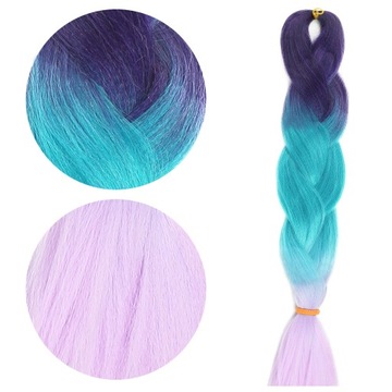 Pasma syntetyczne WŁOSY kolorowe warkocze dredy