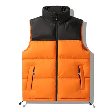Winter Men's Thicken Warm Cotton Vest Casual Stand