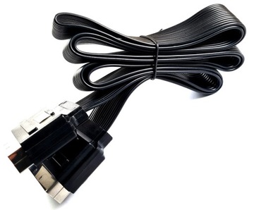 Кабель Euro Scart, плоская лента, 5 м.