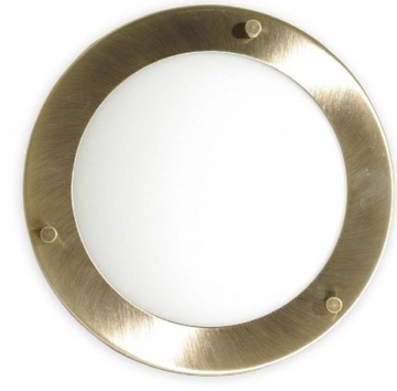 LAMPA SUFITOWA PLAFON LED NOWOCZESNA PATYNA 18CM