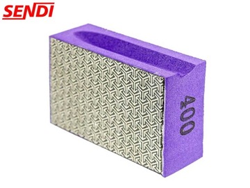 Kostka gąbka diamentowa do szlifowania płytek gresu ceramiki GRADACJA 400