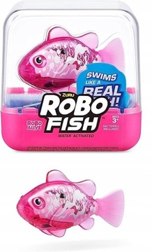 ROBO FISH ZURU PŁYWAJĄCA RYBA Rybka ZMIENIA KOLOR RÓŻOWA