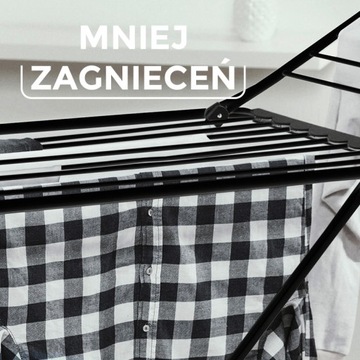 Сушилка для белья Vileda Extra Ultimate с толстыми линиями, черная одежда