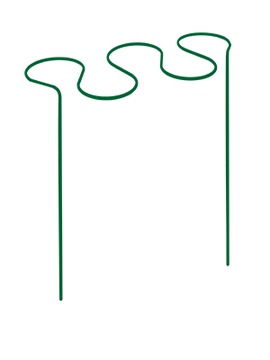 PODPORA DO ROŚLIN KWIATÓW OBEJMA ŁODYGA 70cm STAL