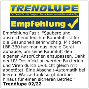 Очиститель воздуха, 25 Вт, таймер УФ-дезинфекции 3,5