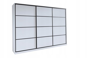 Шкаф-купе с ящиками 250 см, дуб лефкас LOFT