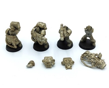 Warhammer 40k Space Marines Devastator Squad zestaw 4 figurki metal