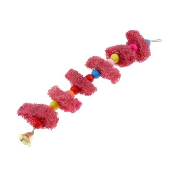 Игрушки для птиц-люфы, Попугаи, Серые попугаи, Волнистые попугаи, Кореллы, , 1