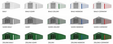 Промышленная палатка 6х12м складской зал DAS 560 Вт