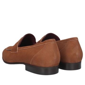 Brązowe loafersy Hugo 45