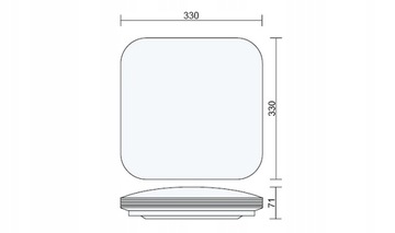 Потолочная лампа ADIS LED 28W 4200K IP44 Ideus struhm