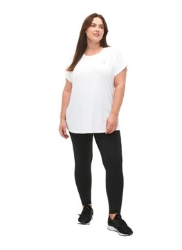 T-SHIRT SPORTOWY BIAŁY ZIZZI PLUS SIZE 053L 56