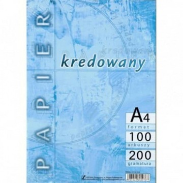 PAPIER DO DRUKARKI KREDOWY GRAMATURA 200G 100K