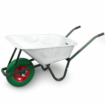 Тачка для садового строительства до 250 кг, прочное ПУ КОЛЕСО