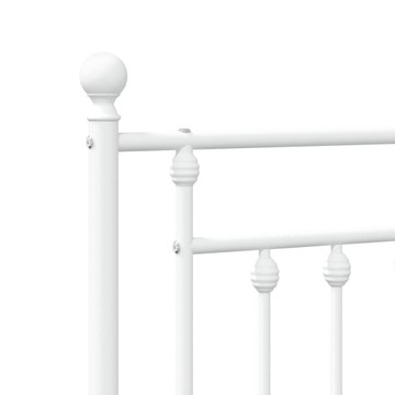 МЕТАЛЛИЧЕСКИЙ КАРКАС КРОВАТИ БЕЛЫЙ 120Х190СМ