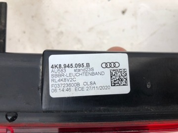 AUDI A7 4K S7 SVĚTLO ZADNÍ LED W KRYT 4K8945095B