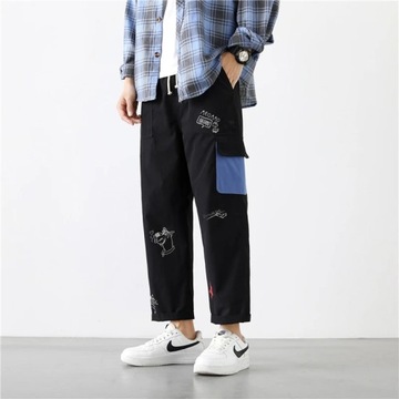 Japanese Streetwear Fashion Cargo pants men Haraju