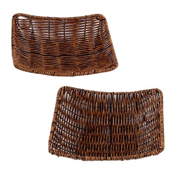 Snack Basket Rattan Serving 2 Pcs