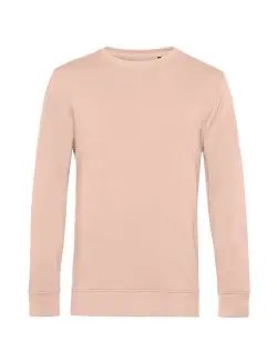 B&C Eko Bluza męska Crew Neck soft rose XL