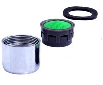 НАКЛАДКА ПЕРЛАТОР, КРАН, ВОДОСБЕРЕГАЮЩИЙ ПЕРЕХОДНИК + УПЛОТНЕНИЯ, 22м