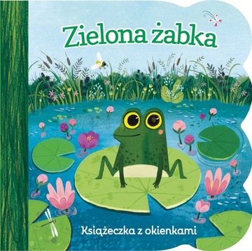 Książeczka z okienkami Zielona żabka