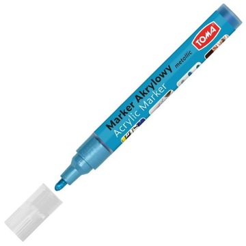 Marker akrylowy Toma TO-402 met. jasnoniebieski