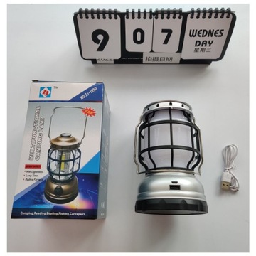 LAMPA NAMIOT KEMPINGOW LED SOLARNA MOŻNA POWIESIĆ